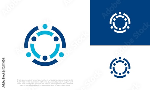 Human Resources Consulting Company, Global Community Logo	