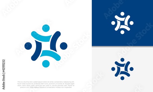 Human Resources Consulting Company, Global Community Logo	