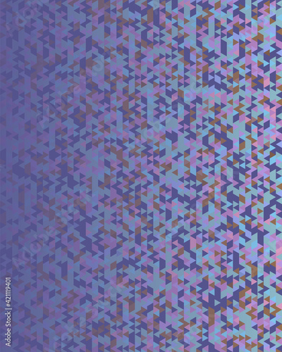 Modern triangles gray gradient background. Geometric mosaic style with random color saturation with imposition transparency for place message. Vector illustration EPS 10 for presentation template