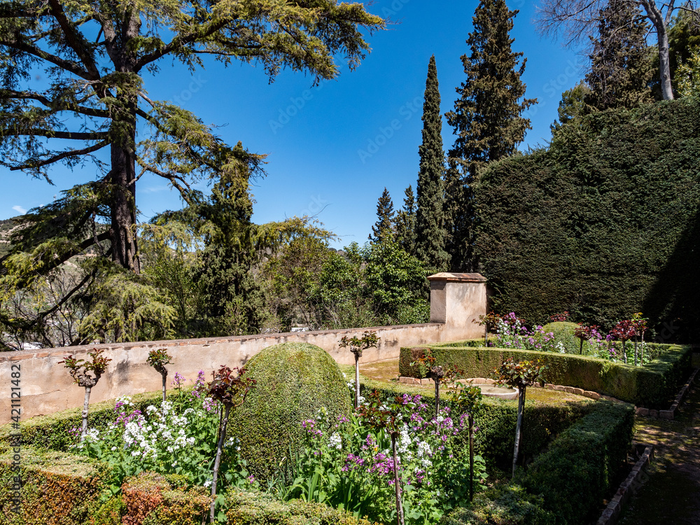 Obraz premium Jardines del Generalife in Granada, Spain
