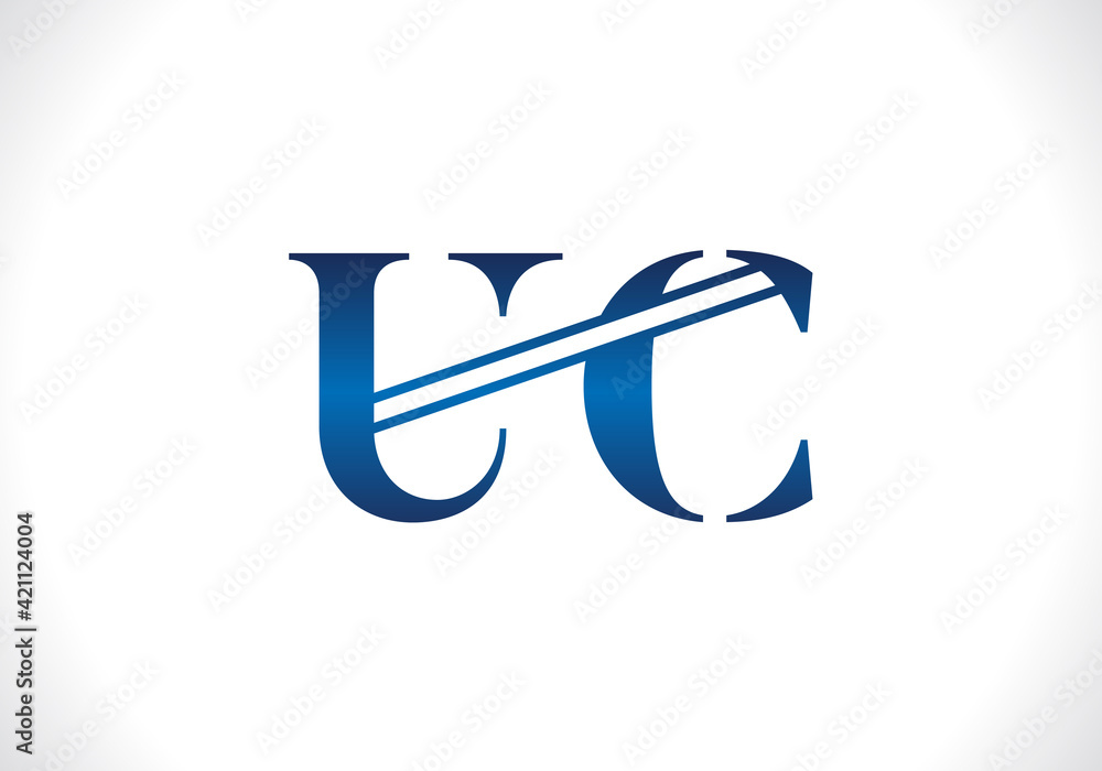 U C Letter Logo Design. Creative U C Letters icon vector. U C Letter Logo Design. Creative U C Letters icon vector.