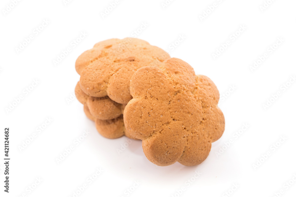 delicious cookies isolated on white delicious cookies isolated on white