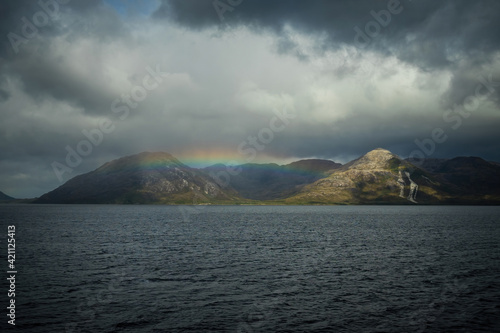 Fjord rainbows in Patagonia