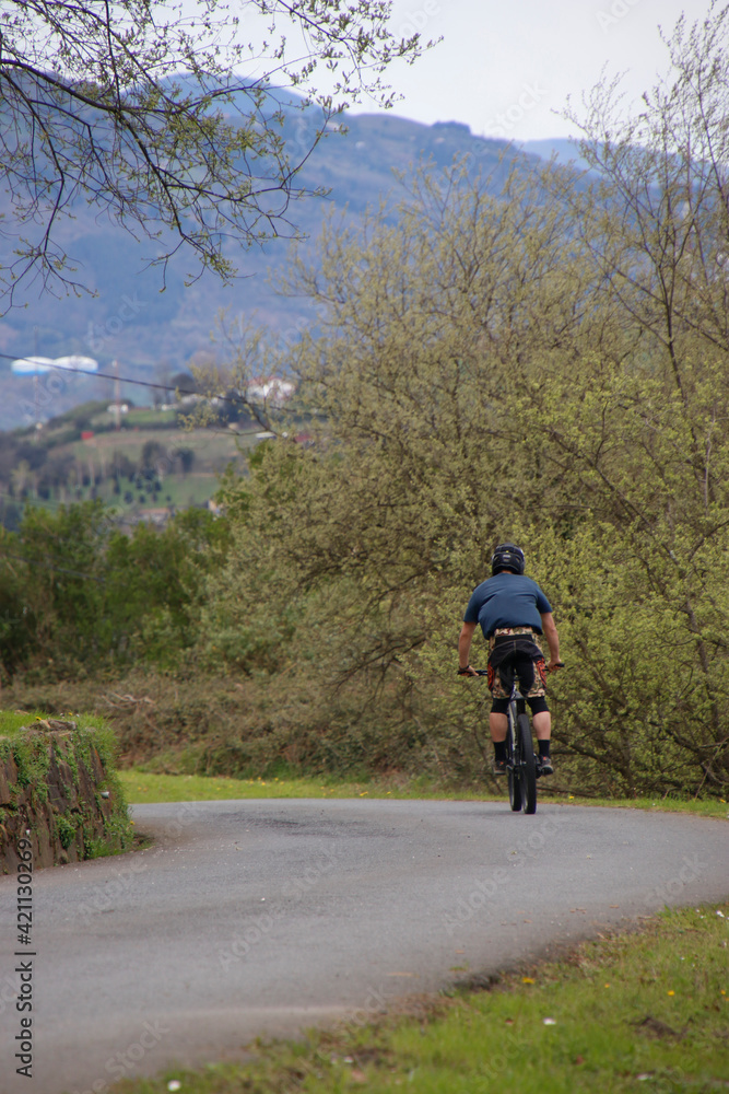 Bikers riding in the city