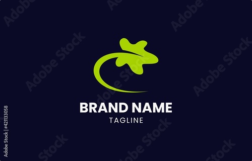 Star Leaf Nature Logo Icon Illustration Vector Design Template