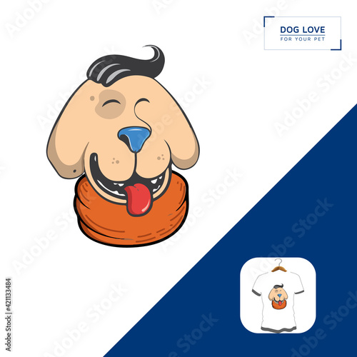 modern dog trainer, dog t shirt design your own