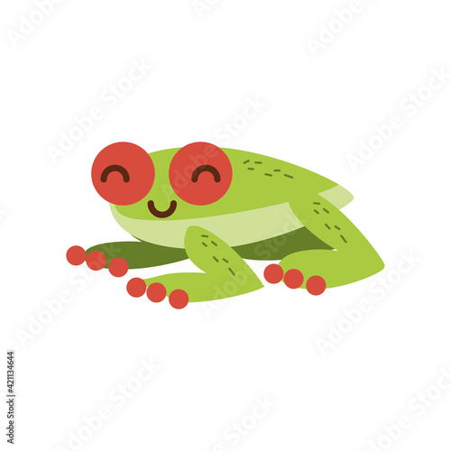 frog tropical animal © djvstock