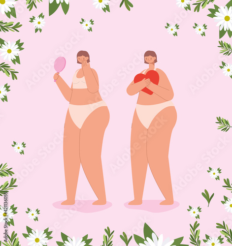 chubby girls pair