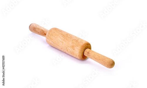 rolling pin isolated on white background