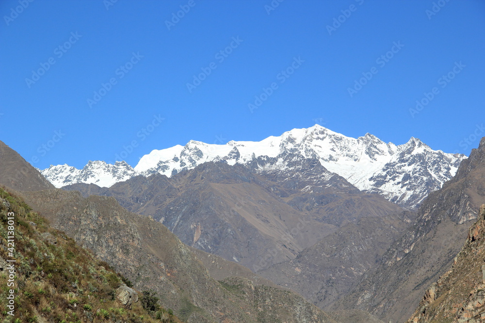 Panoramic View Of Snowcapped Mountains Against Sky