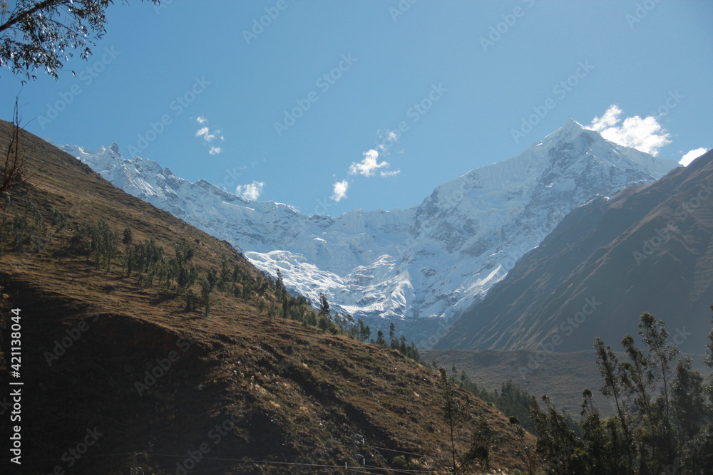 Panoramic View Of Snowcapped Mountains Against Sky