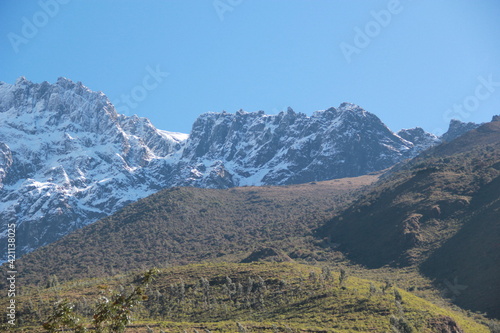 Panoramic View Of Snowcapped Mountains Against Sky