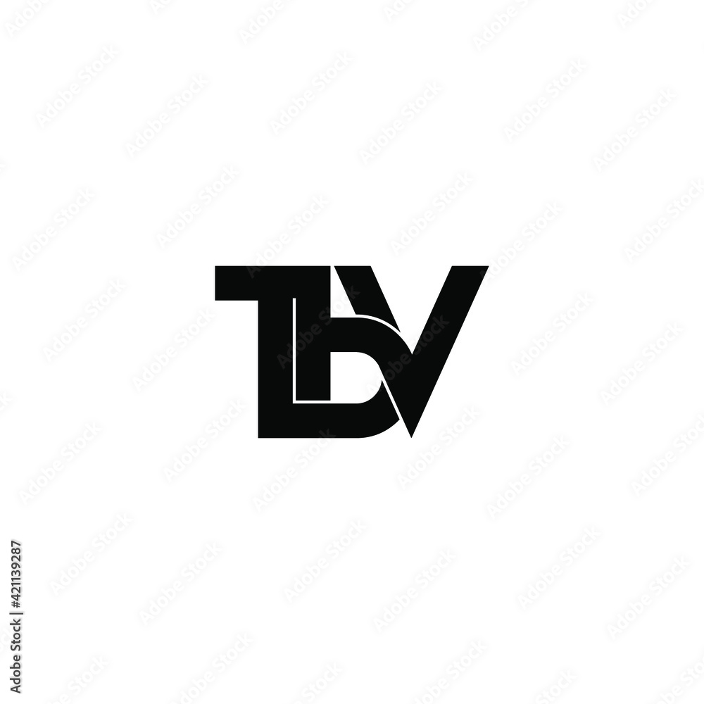 tbv letter original monogram logo design tbv letter original monogram logo design