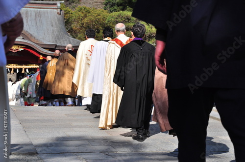 日本の神社カトリックとプロテスタント
