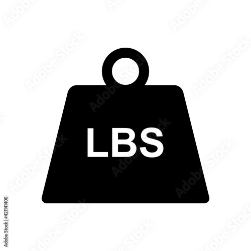 weight pound icon vector