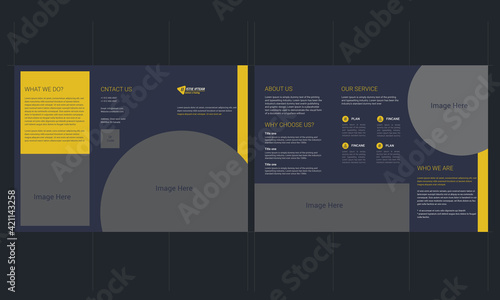 Creative Trifold Brochure I Print Template Design I Download I Brochure Download  (ID: 421143258)