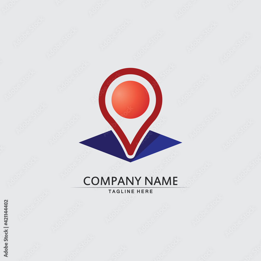 Location icon,Map logo for maps google maps, sign, route, position, symbol and vector logo