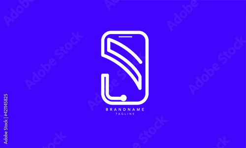 Abstract Mobile Phone logo Template, Mobile Technology vector