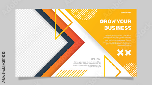 Marketing business banner template. - Vector.