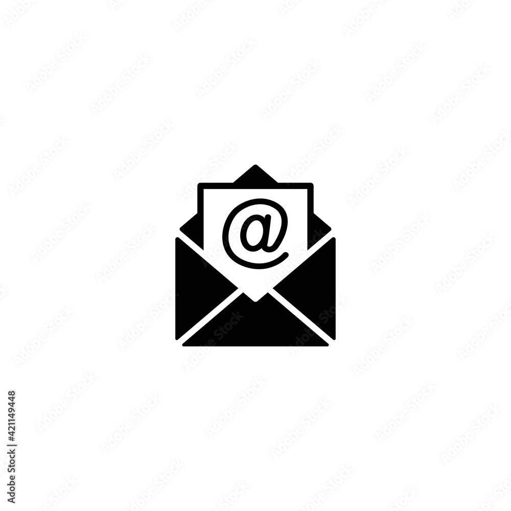 Mail icon, envelope icon vector for web, computer and mobile app Mail icon, envelope icon vector for web, computer and mobile app