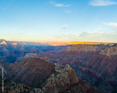 Sunset at the Grand Canyon in Arizona