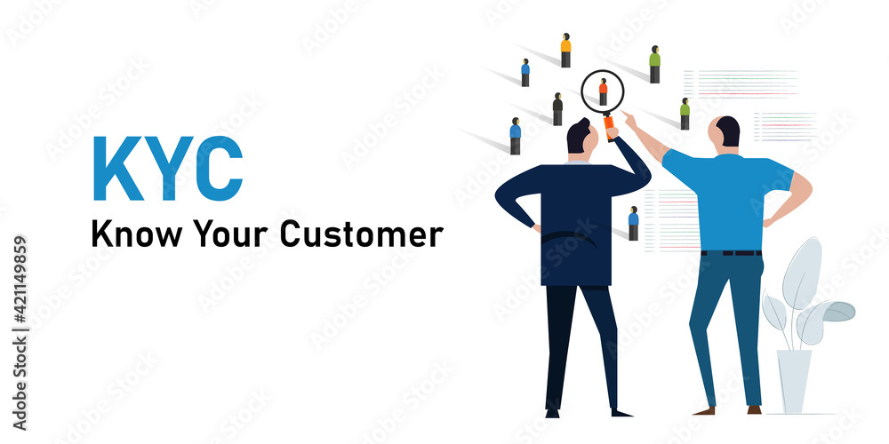 KYC know your customer concept of profiling information identity about consumer of our business
