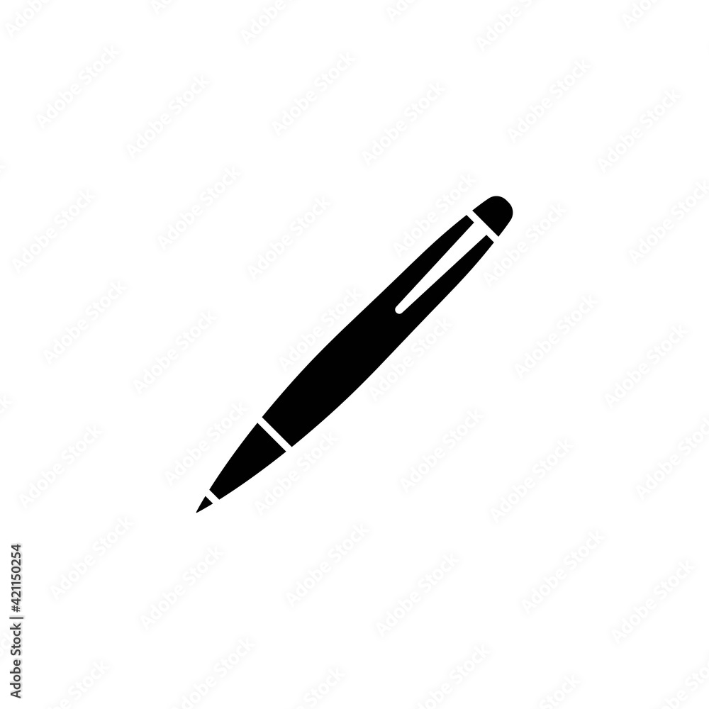 Pen icon design template vector isolated Pen icon design template vector isolated