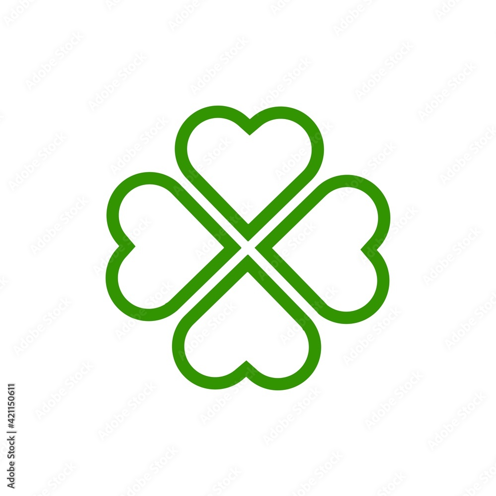 Clover icon design template vector isolated Clover icon design template vector isolated