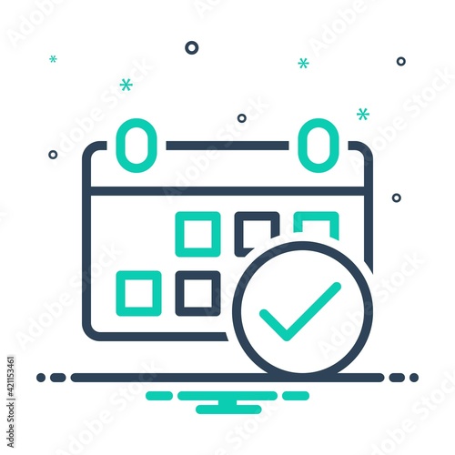 Mixd icon for attendance