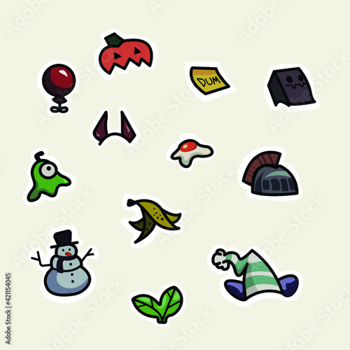 set of hats from among us