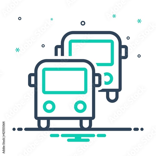 Mix icon for buses