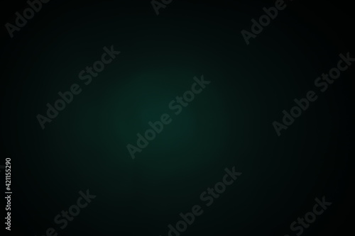 Dark, blurry, simple background, green abstract background gradient blur.