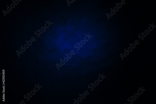 Dark, blurry, simple background, blue abstract background gradient blur.