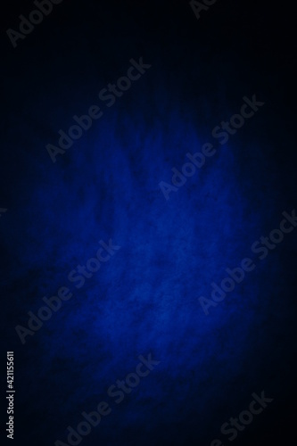 Dark, blurry, simple background, blue abstract background gradient blur.