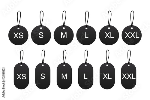 XS S M L XL XXL. clothing size