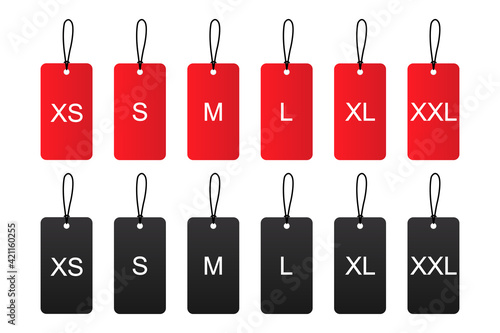 XS S M L XL XXL. clothing size