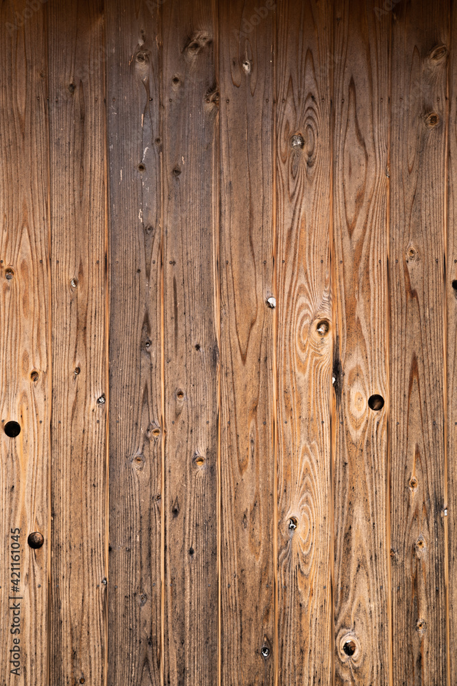 Obraz premium 板塀 木目