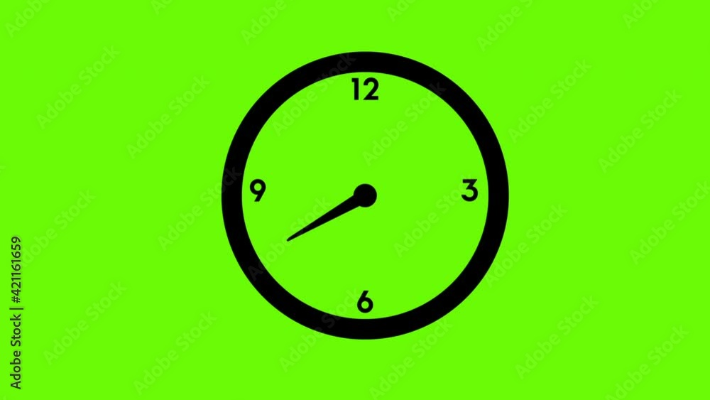 black clock on different color background black clock on different color background