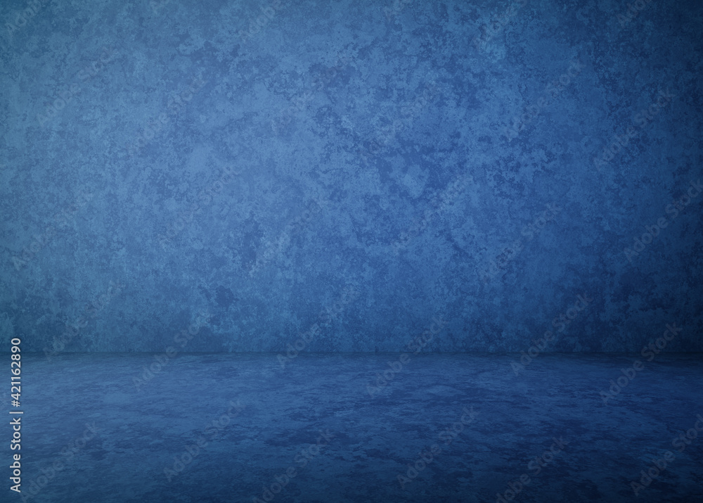 blue concrete interior blue concrete interior