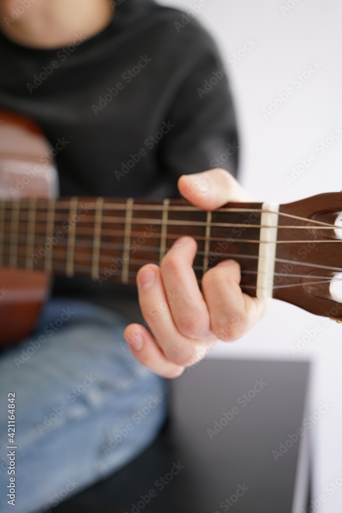 Guitar in hand