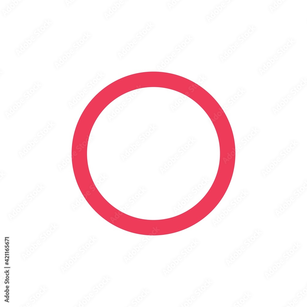 No entry traffic sign flat icon No entry traffic sign flat icon