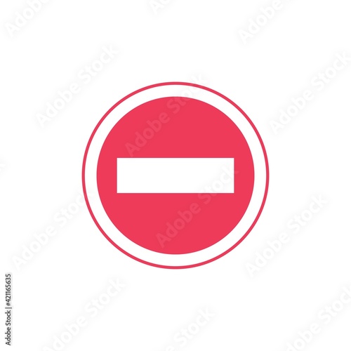 No entry traffic sign flat icon Free Download No entry traffic sign flat icon - GFXLoad