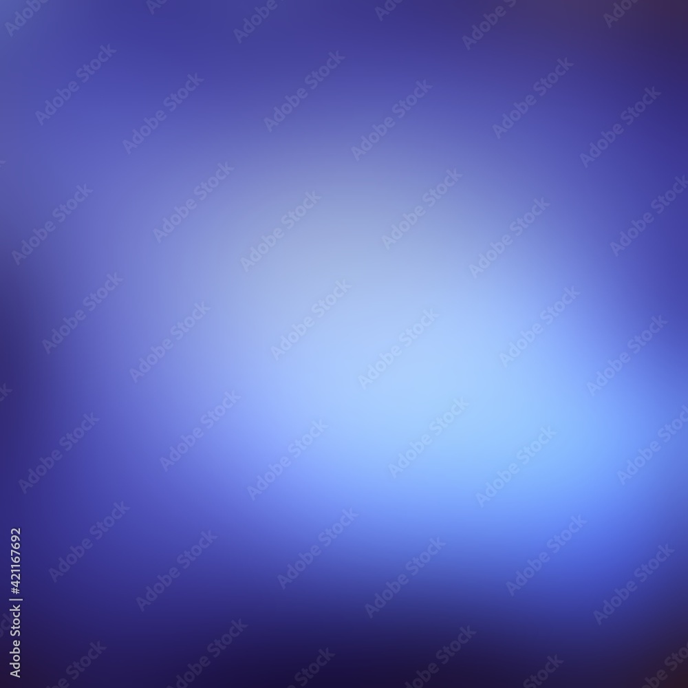 Blue vibrant color shades blur formless texture abstract graphic. Empty background.