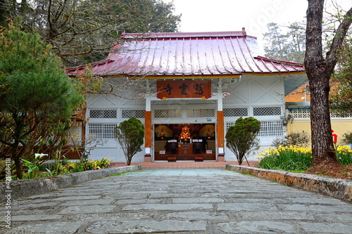 Ciyun Temple in Alishan National Forest Recreation Area, situated in Alishan Township, Chiayi , TAIWAN photo