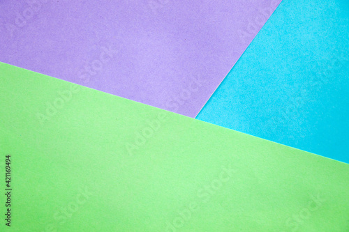 Colorful paper background, paper board and geometric figures, pastel color