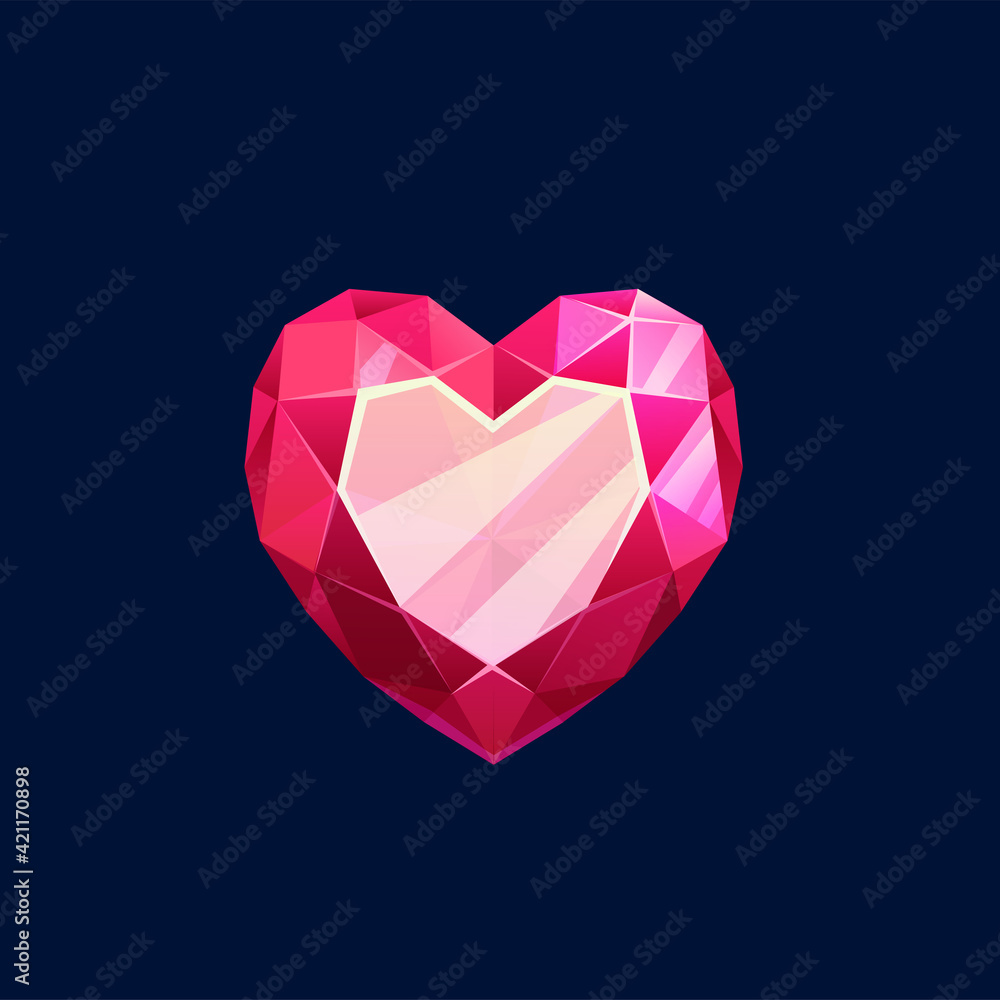 Red Gem Heart Stock Illustrations – 4,045 Red Gem Heart Stock