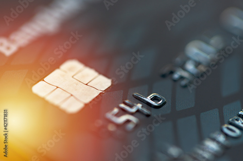 Credit cards for financial transactions