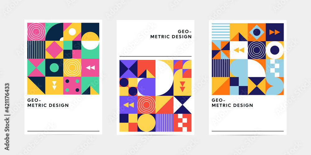 Neo Geometric Design. Creative Cover Design Neo Geometric Design. Creative Cover Design