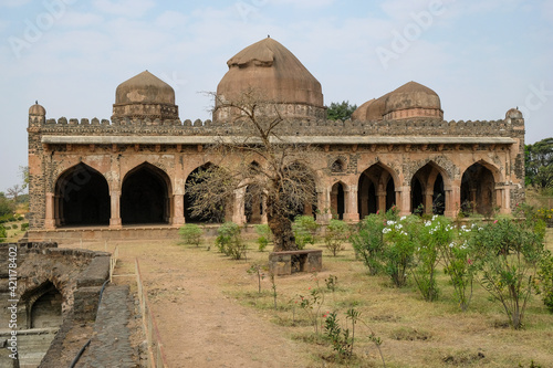 Mosque of Darya Khan in Mandu, Madhya Pradesh, India.