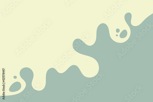 Stylish of liquid shapes trendy gradient for your landing page, web, app design. Spotty surfaces editable wallpaper decorative asset abstract style. Dynamic motion of wavy shapes of fluid spots, dots.